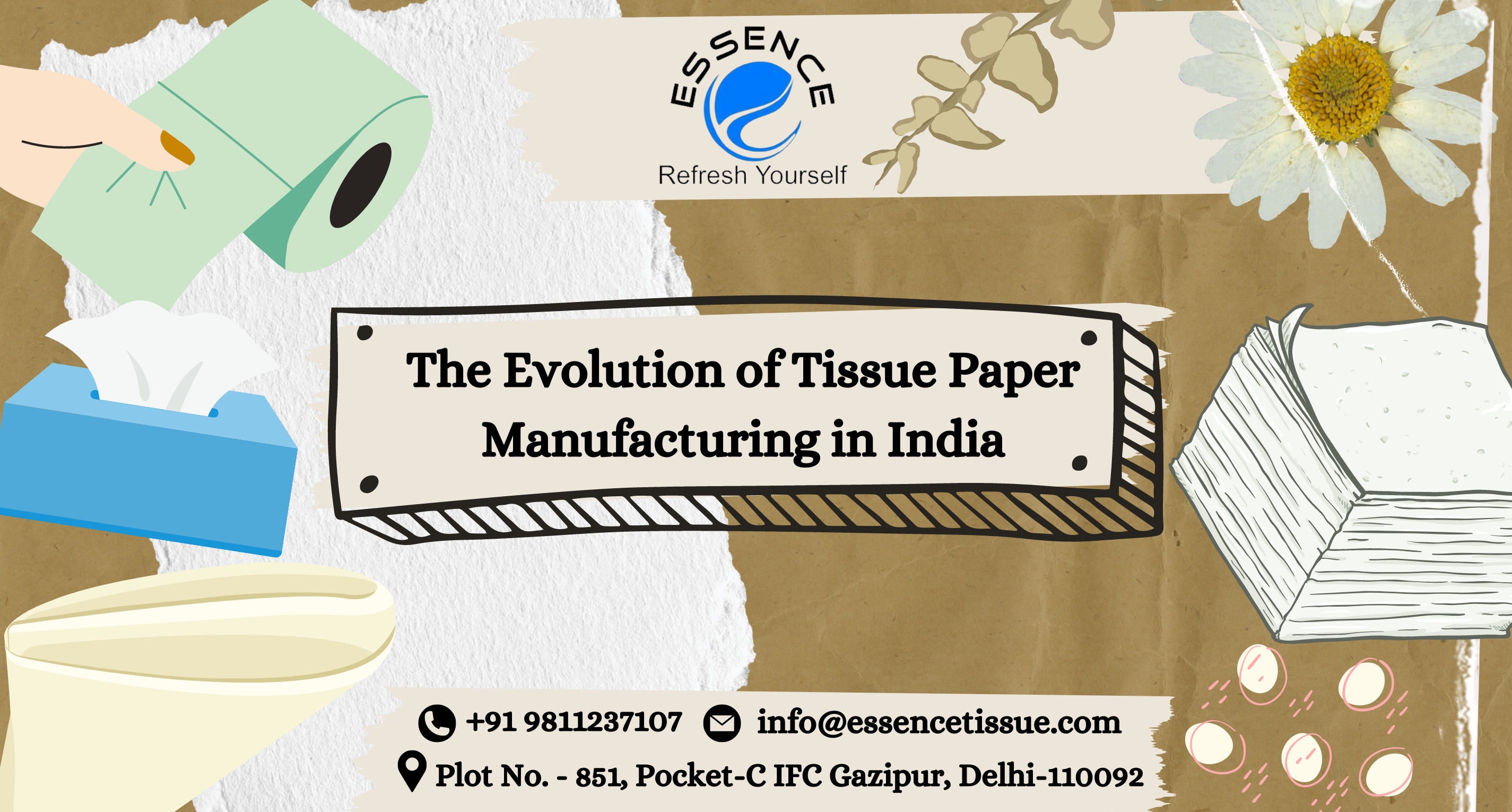 Tissue paper supplier in India for retail and commercial use